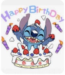 Birthday stitch Meme Template