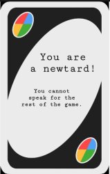 The newtard card Meme Template