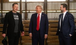 Elon Musk, Donald Trump, JD Vance Meme Template