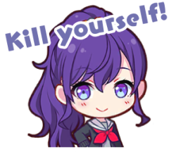 Mafuyu "kill yourself!" Meme Template