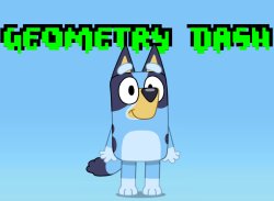 Bluey Theme Song (GEOMETRY DASH IS NOT IN BLUEY) Meme Template