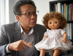Psychiatrist doll JPP Meme Template