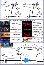 disney remakes be like Meme Template