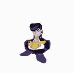 Josuke run Meme Template