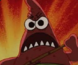 angry patrick Meme Template