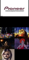 Pioneer Horror Movies and TV Shows Villains Meme Template