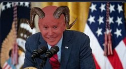 Biden Devil Meme Template
