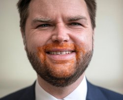 Vice President J. D. Vance  Code Name Cheeto Lips Meme Template