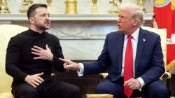 Trump and Zelensky Meeting Goes Badly Meme Template