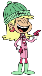 Leni Loud in her Winter Clothes Meme Template