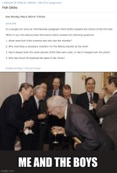 trolling back in the good ol' days with the boys our english tea Meme Template