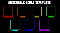 Undertale SOULs Template Meme Template