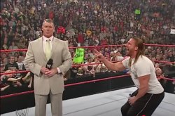 Triple H laughing at Vince McMahon Meme Template