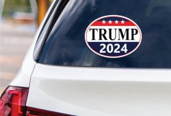 Trump 2024 car sticker Meme Template