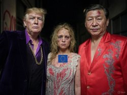 trump xi eu europe Meme Template