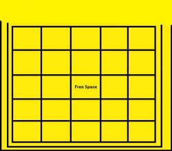 favorite blank bingo Meme Template
