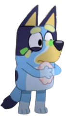 Random image of Bluey, nothing special. Meme Template