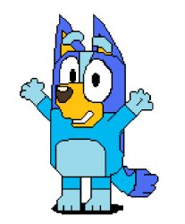 mini bluey Meme Template