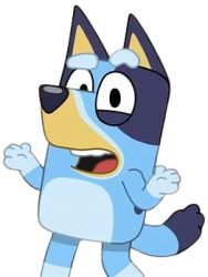bluey disagree Meme Template