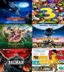 animated films of 2010 Meme Template