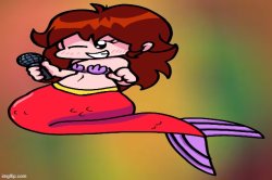 mermaid girlfriend Meme Template