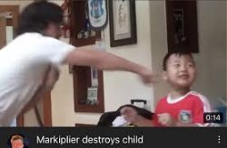 Markiplier destroyes child Meme Template