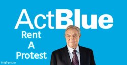 Soros Act Blue Meme Template
