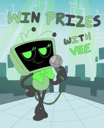 Win Prizes with Vee Meme Template