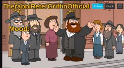 Therabbipetergriffin announcement template Meme Template