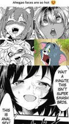 Ahegao Anal-bros Meme Template
