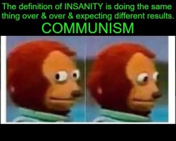 Insanity and Communism Meme Template