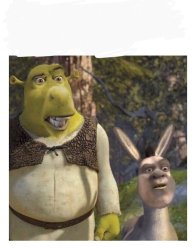 Shrek Donkey face swap Meme Template