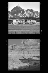 Badlands NP, SD. Meme Template