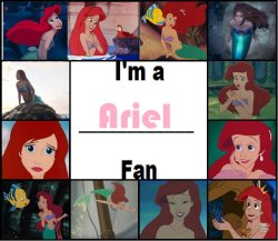 i'm a ariel fan Meme Template