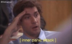 Jim panic Meme Template