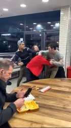 Cafeteria Fight Meme Template