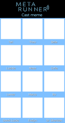 Meta Runner Cast Meme Meme Template