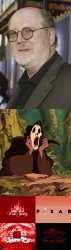 David Ogden Stiers as Ghostface (2002) Meme Template