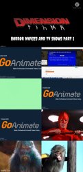 Dimension Horror Movies and TV Shows Villains Meme Template