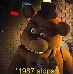 1987 stops Meme Template