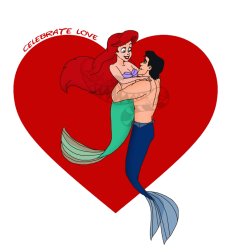 mermaid couple Meme Template