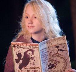 Luna Lovegood. Meme Template