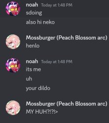 Neko and Khara  "my huh " Meme Template