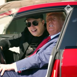 Trump Musk Tesla Meme Template