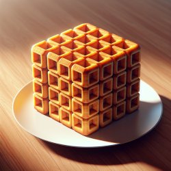Waffle cube Meme Template