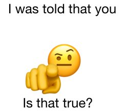 Allegations Meme Template