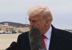 Trump Microphone Meme Template