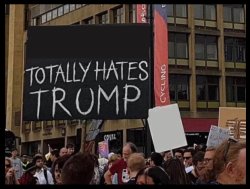 Trump Scotland sign Meme Template