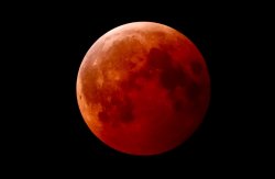 blood worm moon • 3/14/25 • nikon p1000 Meme Template