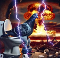 Bird toliet Meme Template